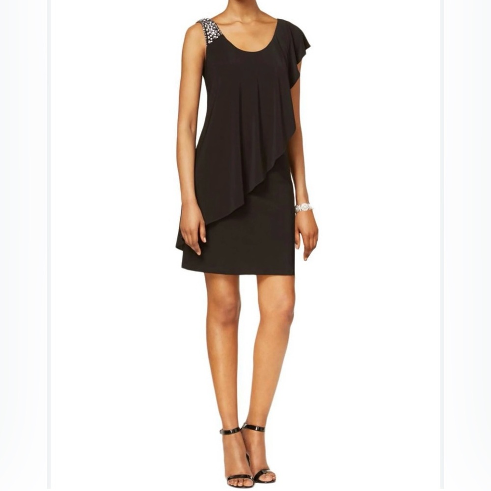 Beaty & Adam Cocktail Evening Dress. Black. Size 4. New with tags